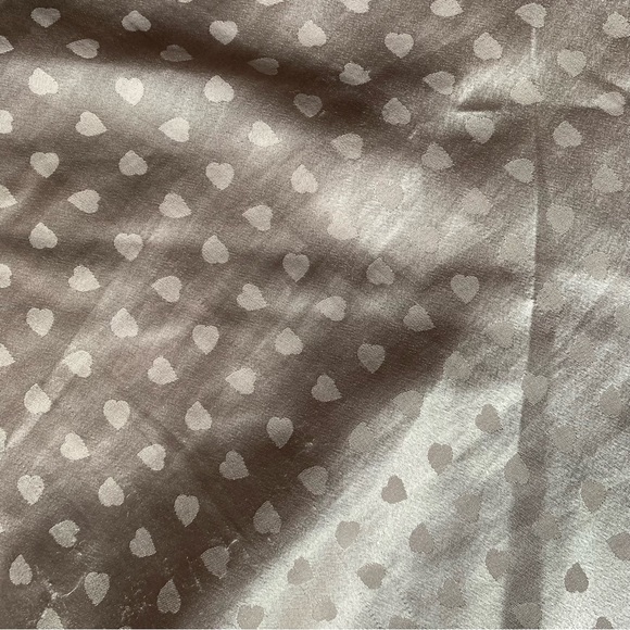 Heart Print Midi Slip Skirt - Picture 3 of 6